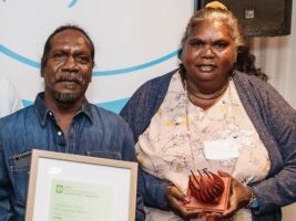 KPMG Indigenous Land Management winners with award