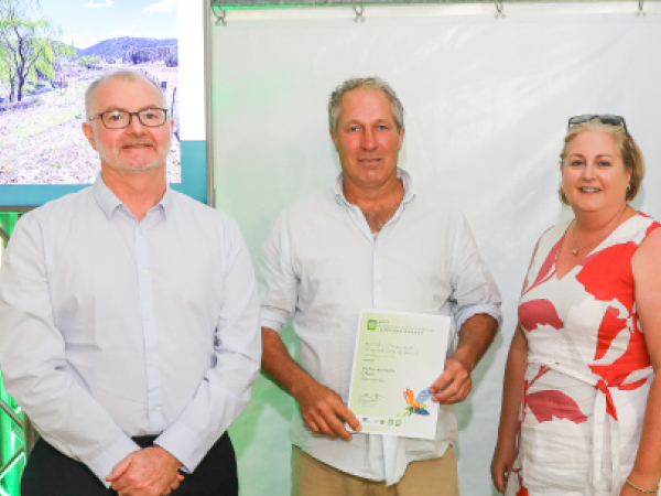 2019 Australian Government Landcare Farming Award Winner for ACT